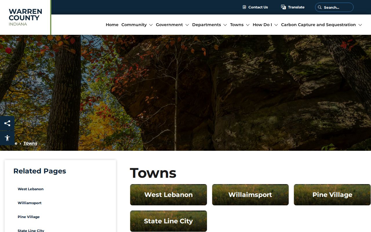 Official Warren County directory of four incorporated towns