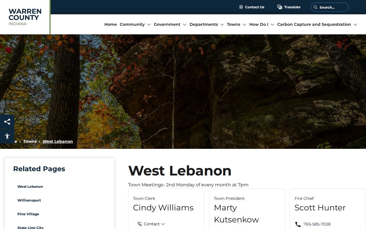 West Lebanon court docket official town source